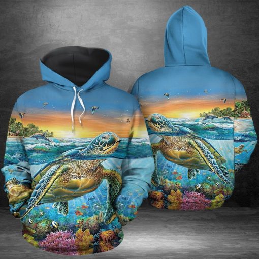 Unisex Sea Turtle Sweatshirt Hoodie, Turtle Hoodie, Turtle Sweatshirt
